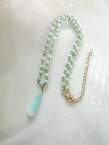 peruvian opal necklace