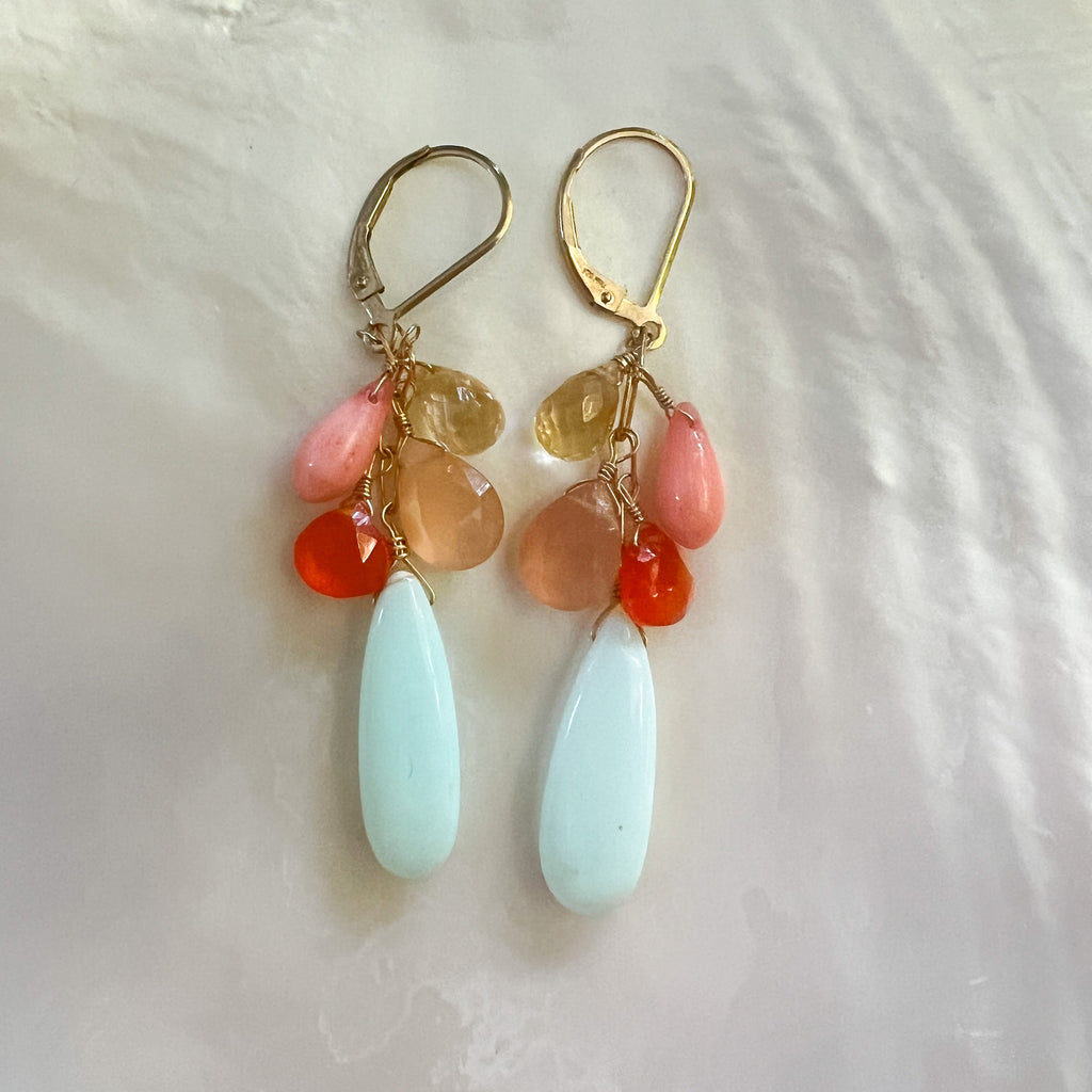 maui sunset earrings