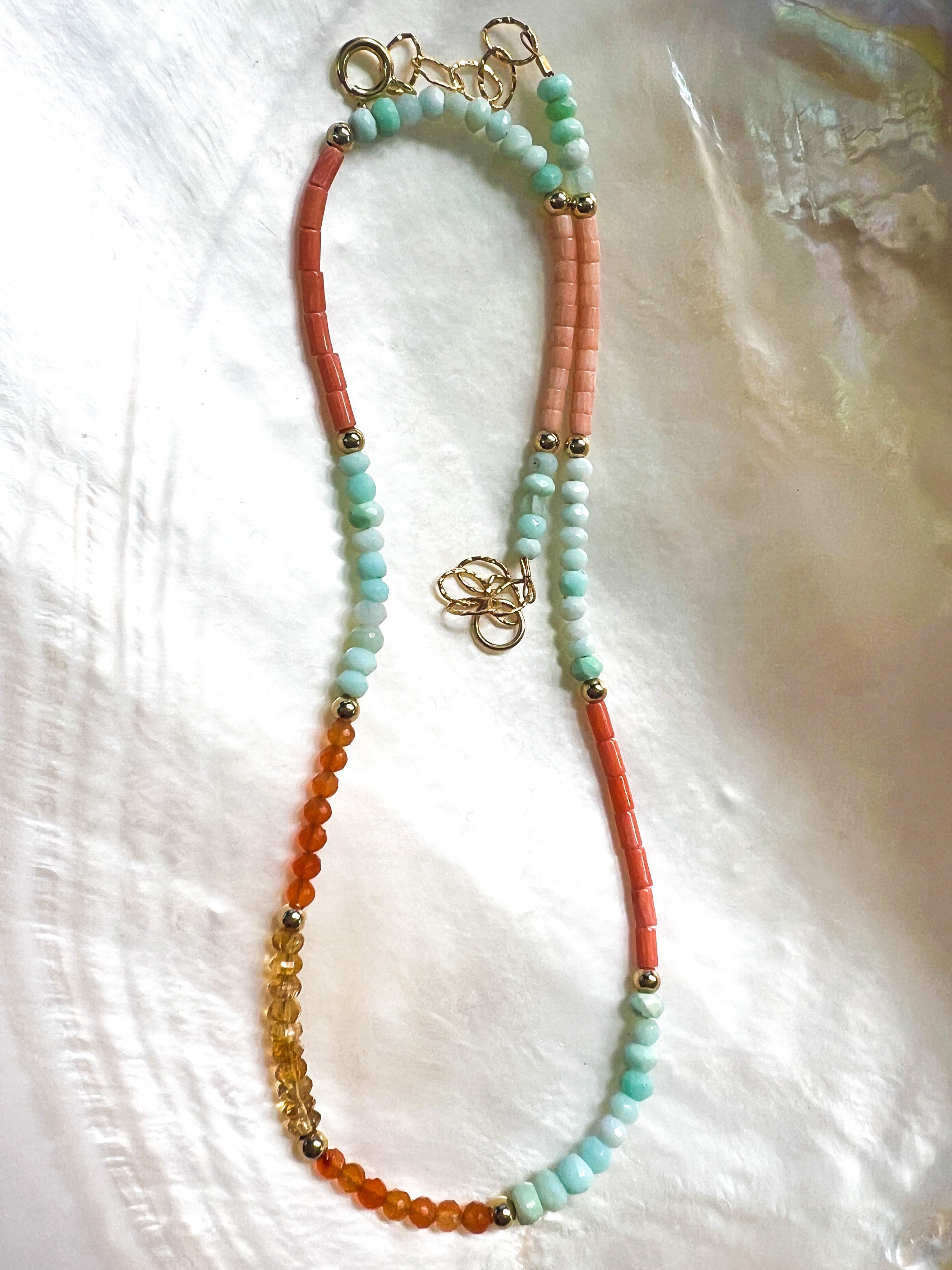 maui sunset necklace #1