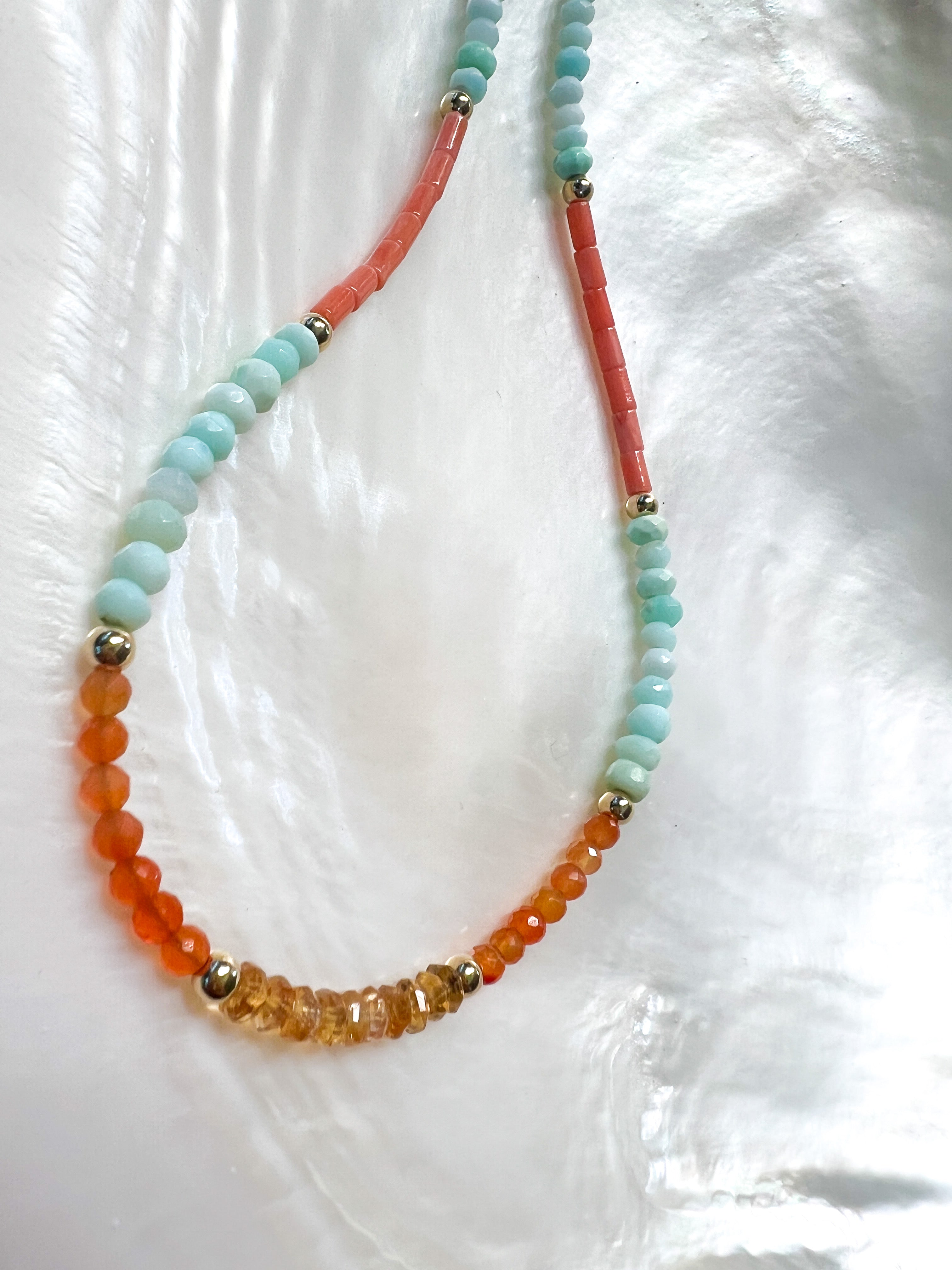 maui sunset necklace