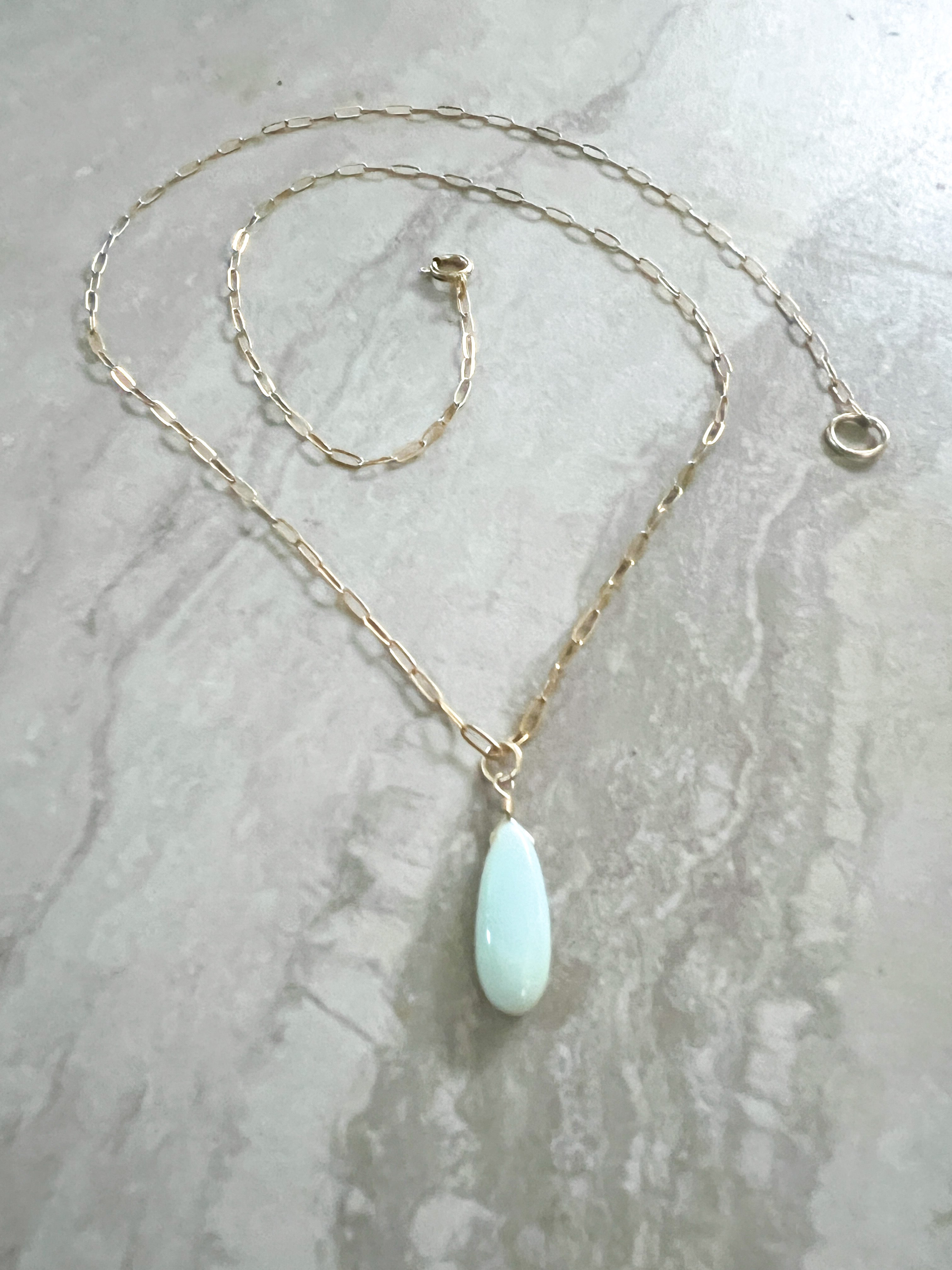 peruvian opal necklace