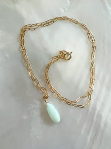 peruvian opal necklace