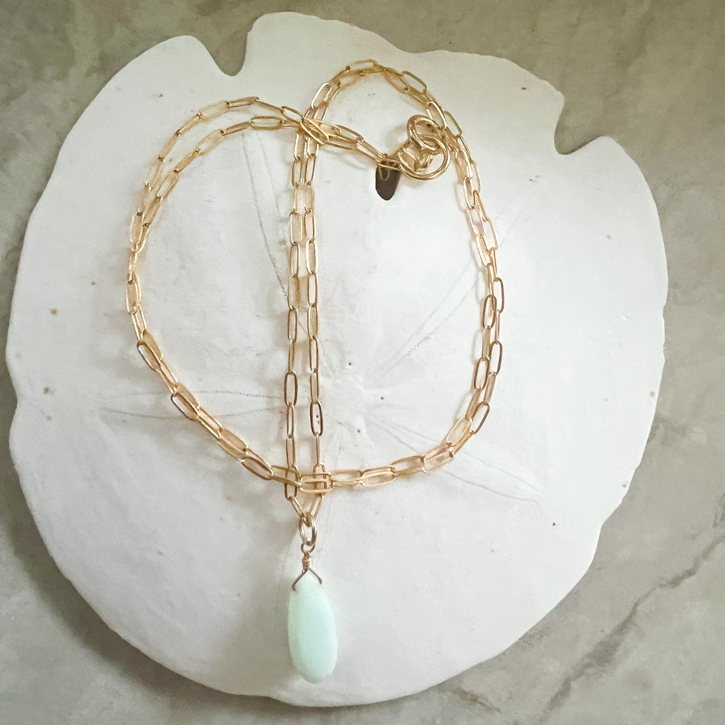 peruvian opal necklace
