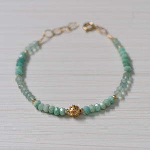 turquoise gemstones bracelet handmade in hawaii by eve black jewelry  Edit alt text